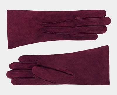 Pink Suede Cornelia James Gloves