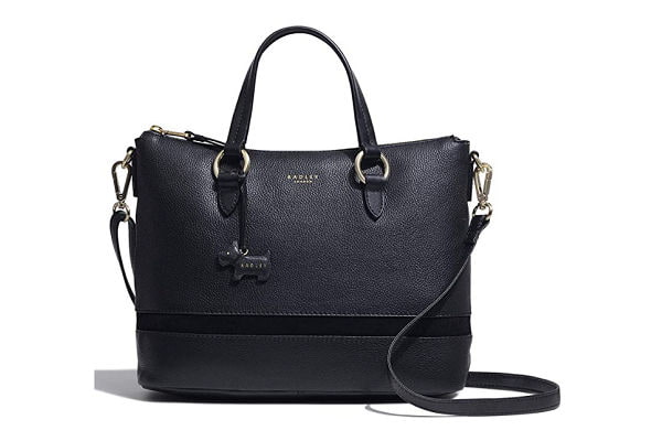 Buy Radley London Eel Alley Large Zip-Top Multiway Handbag in Black