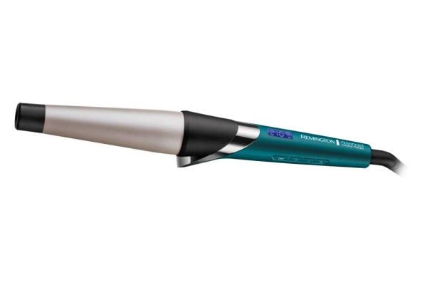 Buy Remington Advanced Coconut Therapy Hair Curling Wand - 25-38 mm Barrel with Anti-Slip Coating, includes Heat Protection Glove - CI86X8, Jade