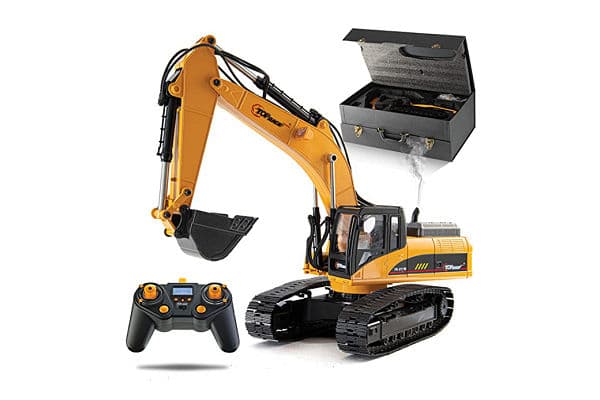 Remote control excavator