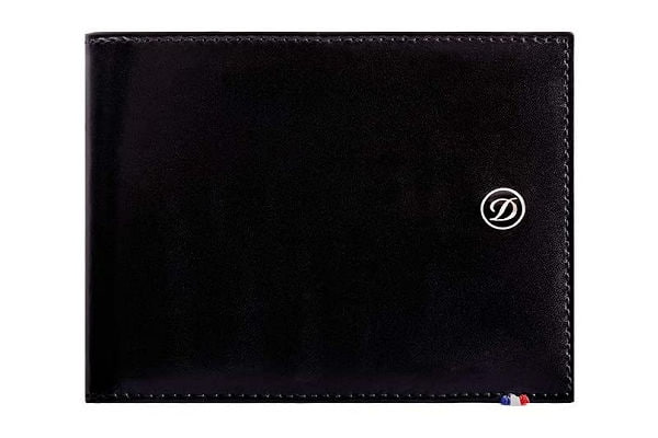 Buy S.T Dupont D-180000 6 Credit Cards Billfold Line D Leather Wallet - Black
