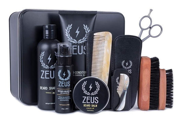 The Complete Beard Grooming Kit for Men for Softer, Touchable Beards - Verbena Lime